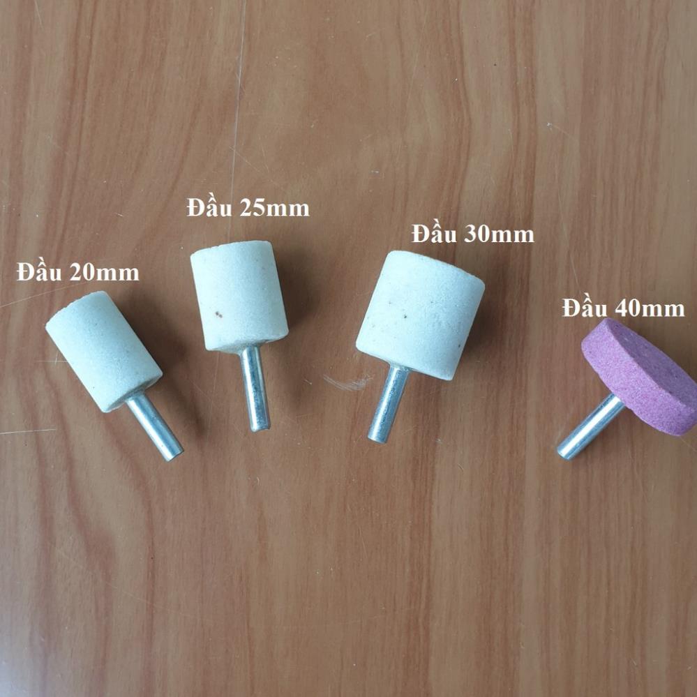Mũi đá mài to cán 6mm đầu mài tự chọn - đá mài lốp xe