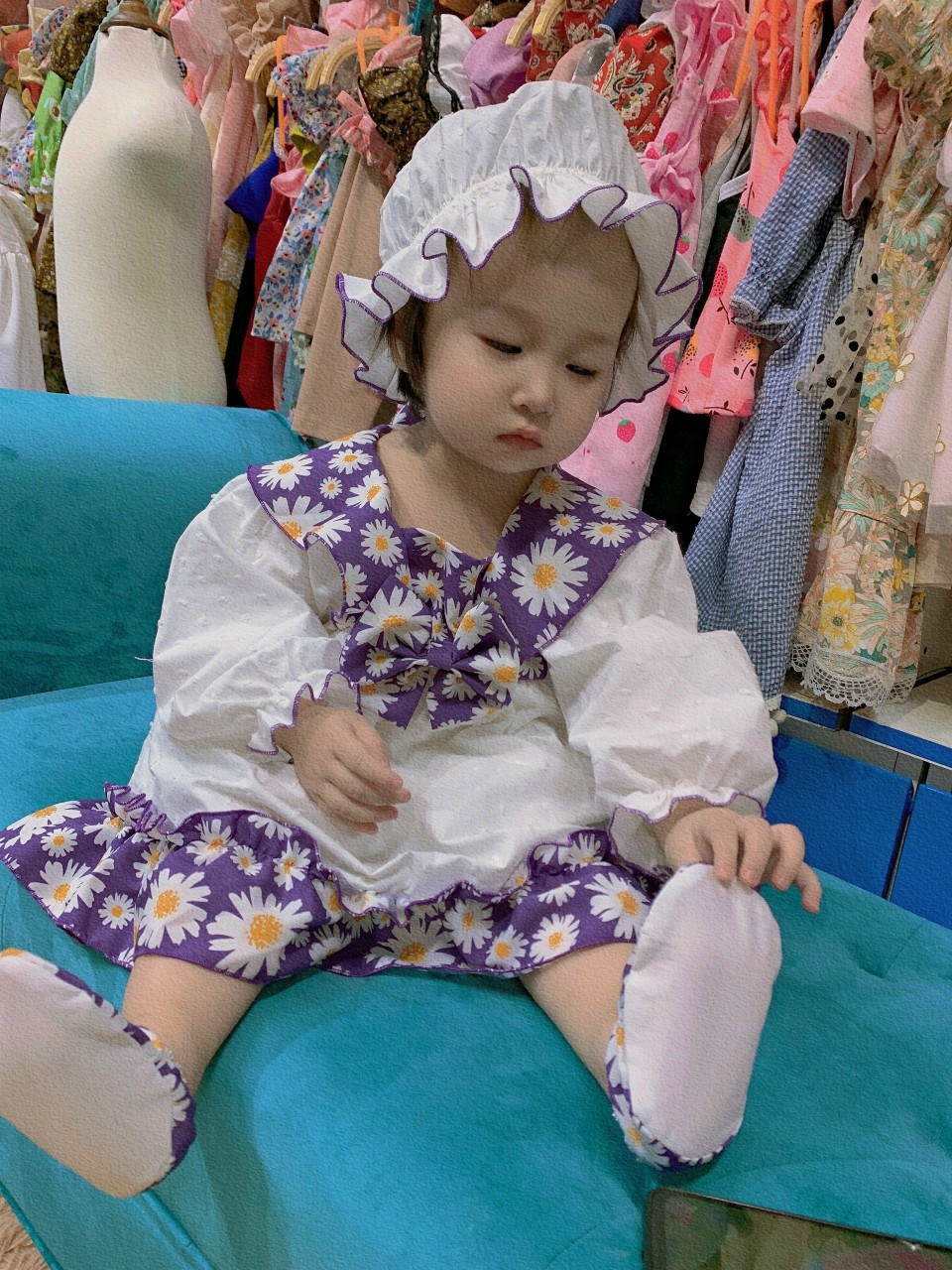 [HCM]BODY LỒNG VÁY TÍM SÉT 3 MÓN NÓN GIÀY  VÁY BODY