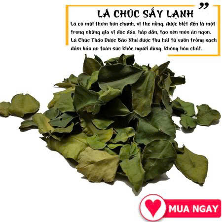 Lá Chúc sấy lạnh (Lá chanh thái thơm)
