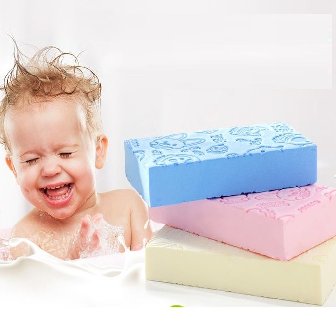 [HCM]Bông tắm mút bọt biển chuyên dụng tắm cho bé