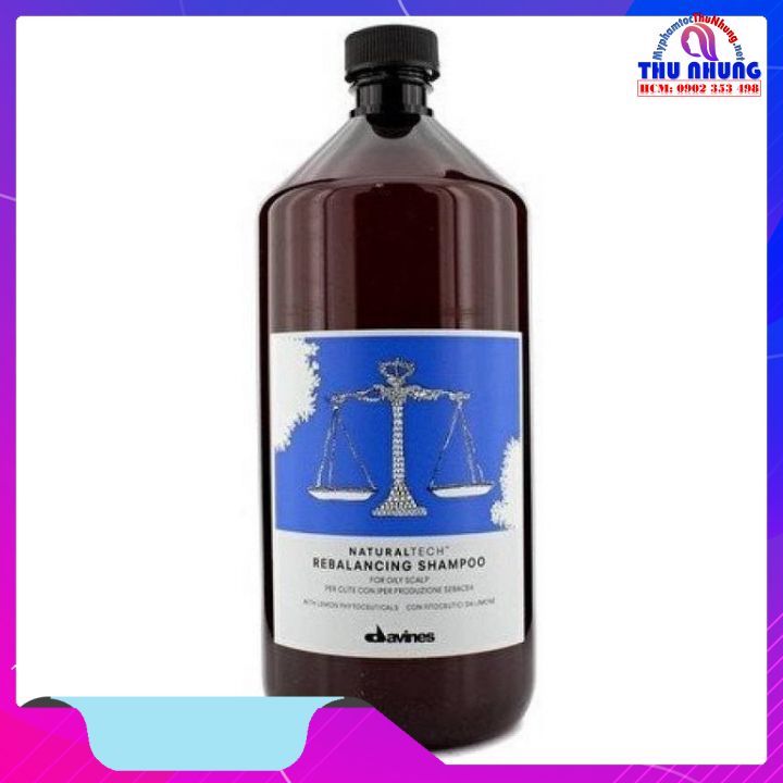 [HCM]DẦU GỘI LÀM SẠCH TÓC DẦU VÀ DA ĐẦU DẦU DAVINES REBALANCING OILY HAIR ITALY 1000ml
