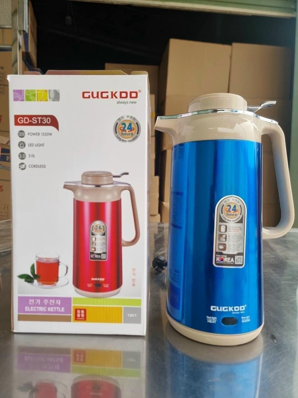 Ấm siêu tốc Cuckoo St30 . Loại 2 trong 1 [giao màu ngẫu nhiên]
