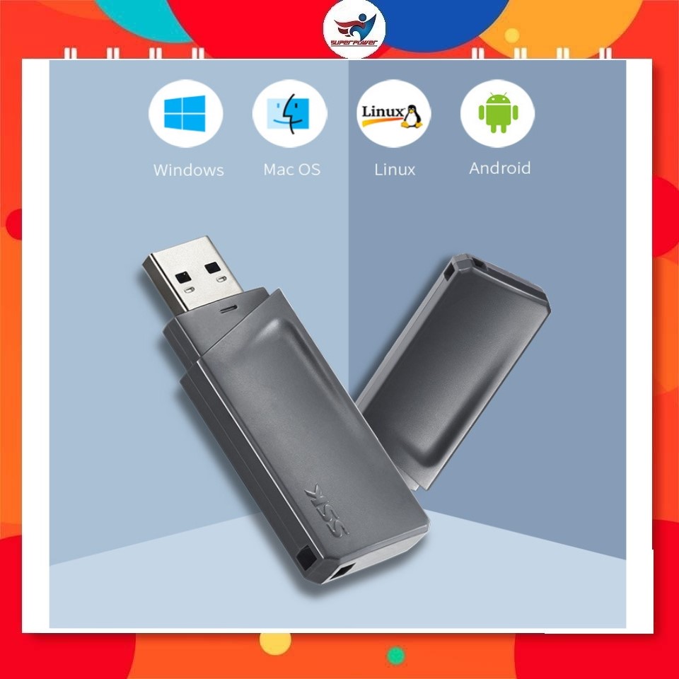 ĐẦU ĐỌC THẺ NHỚ USB 3.1 2IN1 SCRM400 SSK