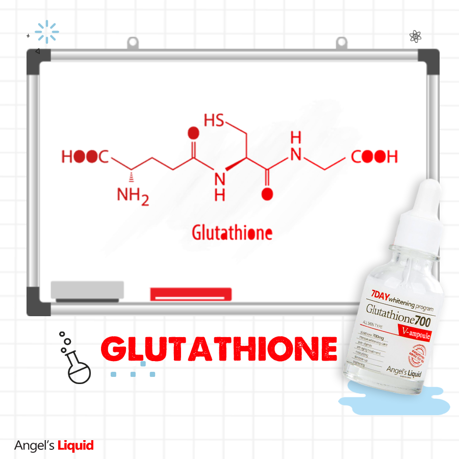 Combo Dưỡng Trắng Da 7DAY Angel's Liquid Whitening Program Gutathione 700V ( Serum & Cream )