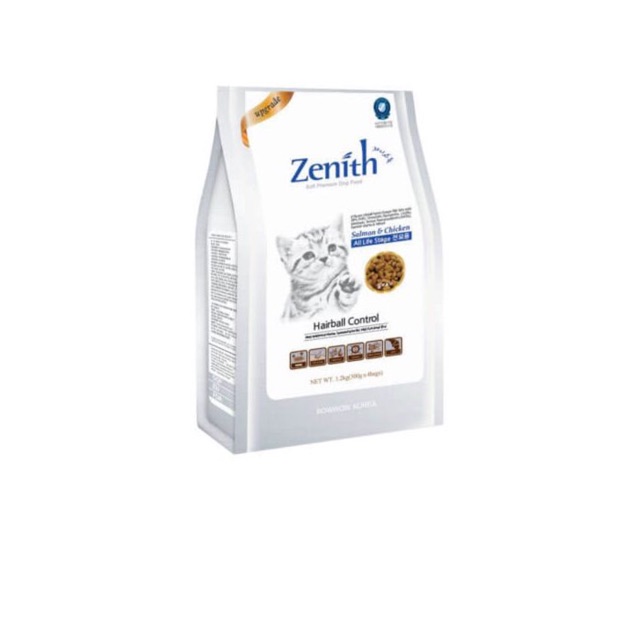[HCM]1.2kg Thức ăn hạt mềm cho mèo Zenith Hairball chống búi lông chất lượng đảm bảo an toàn đến sức khỏe người sử dụng cam kết hàng đúng mô tả
