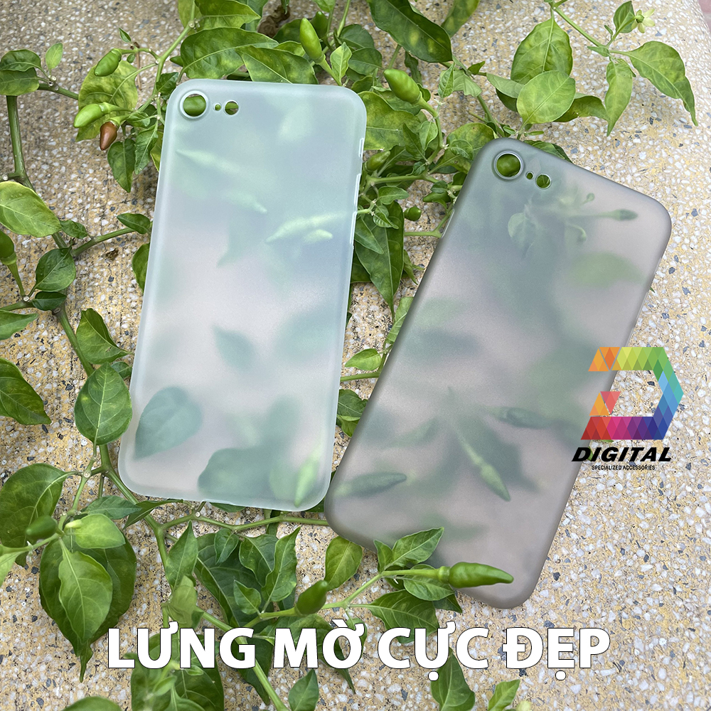 Combo 2 Ốp Lưng Trong Nhám Unibody Siêu Mỏng Cho iPhone 7 / 8 / SE2020 / SE2022