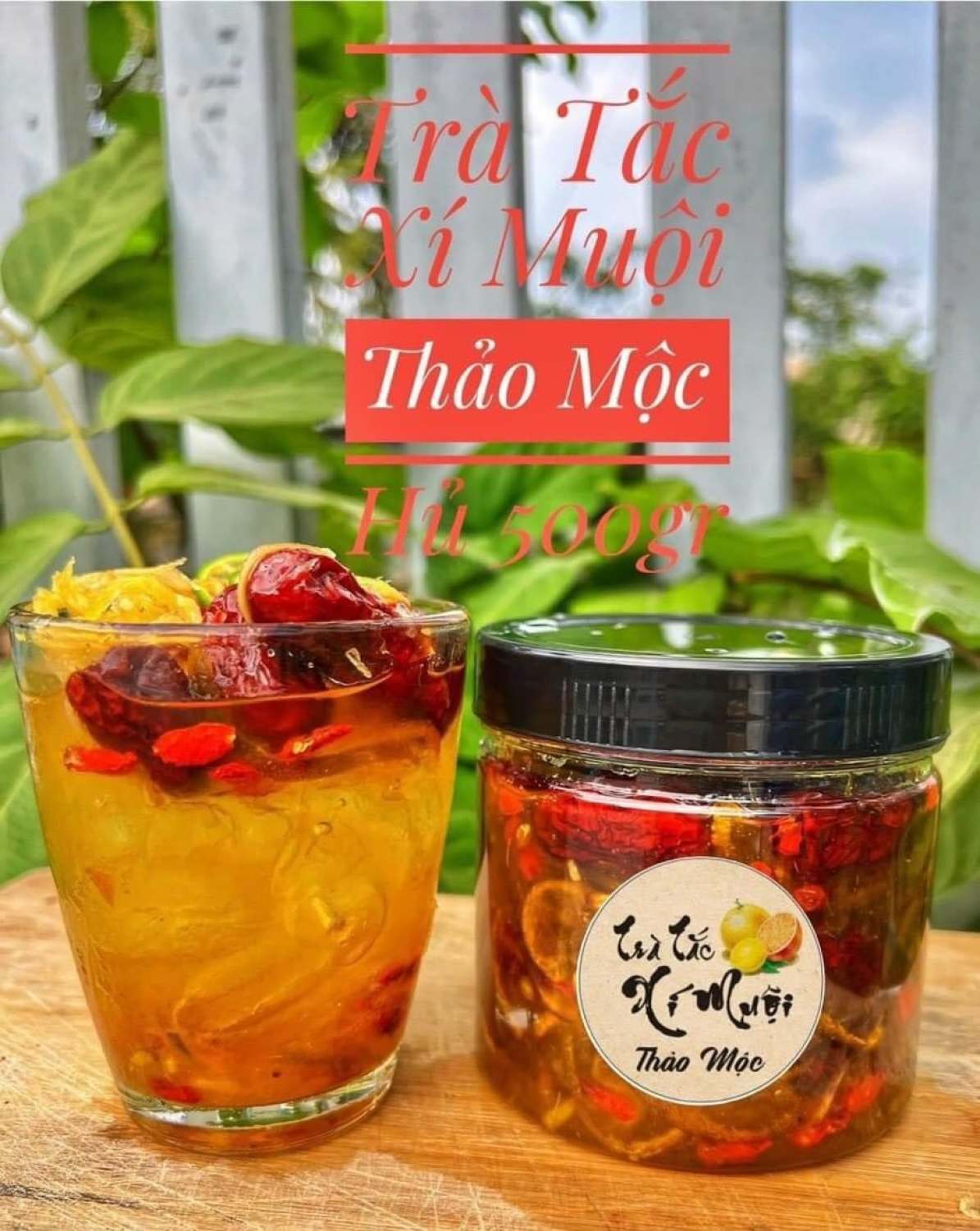 Trà tắc xí muội thảo mộc