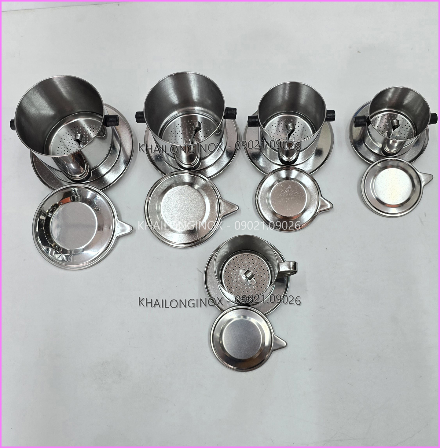 PHIN PHA CÀ PHÊ INOX 7,8,9,10