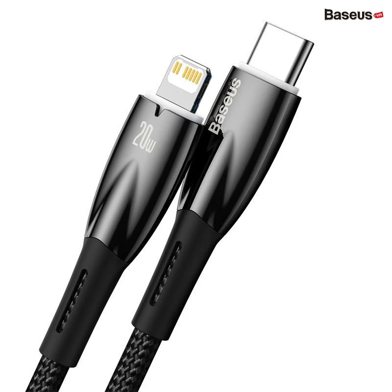 Cáp Sạc Nhanh Baseus Glimmer Series Fast Charging Data Cable Type-C to i.P 20W