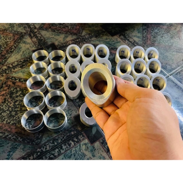 Tiêu nhôm tiện bô tăng size 20 đến 35mm " siêu bóng