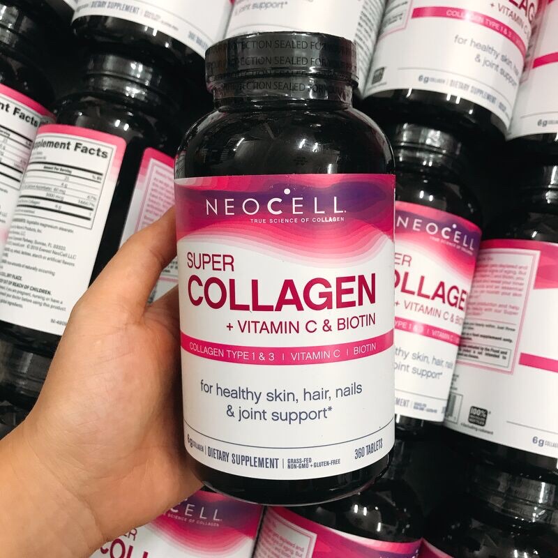 Neocell Super Collagen +C +Biotin 360 Viên Của Mỹ