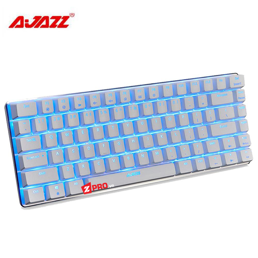 Bàn Phím Cơ Ajazz AK33 Blue Switch (Trắng)