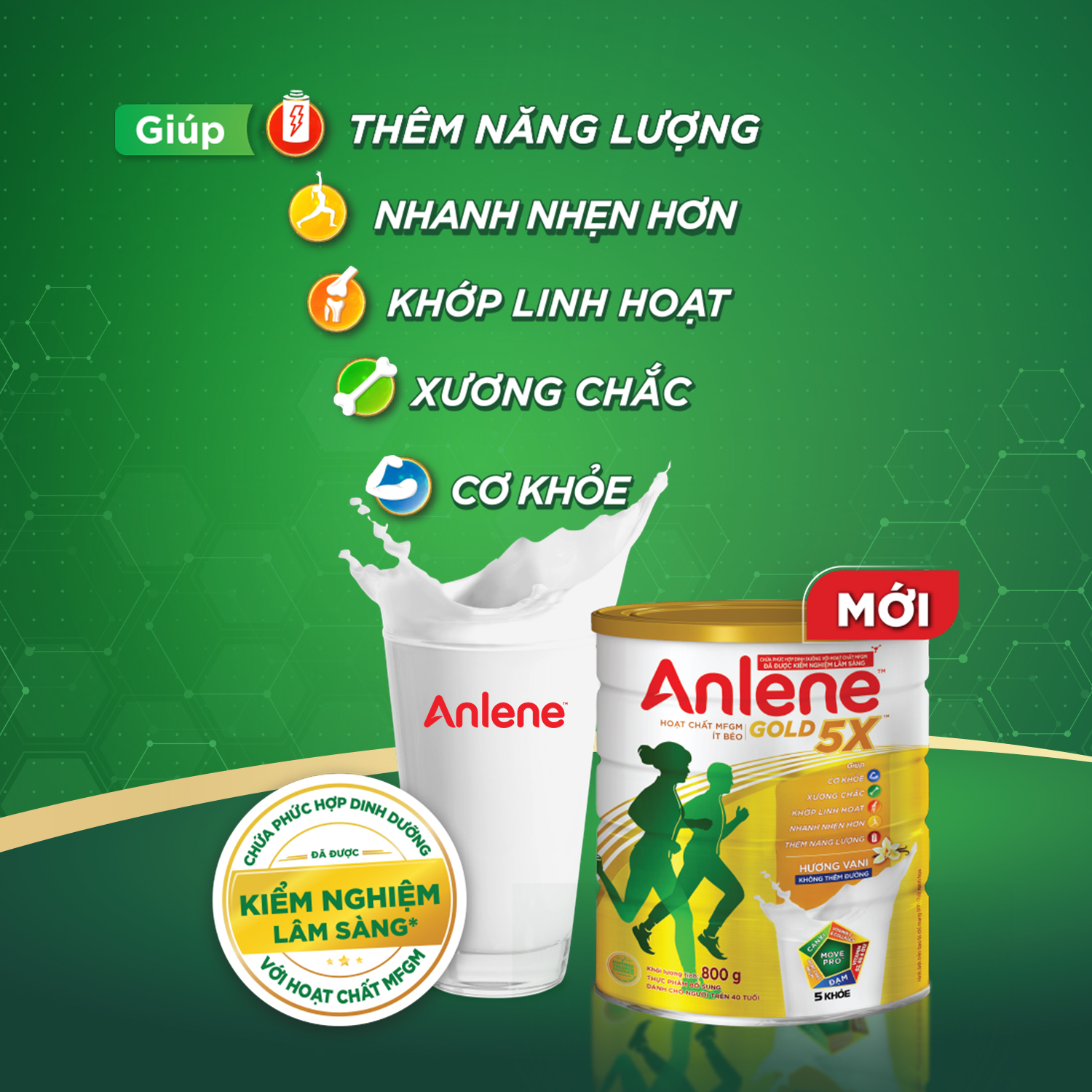 [Voucher giảm đến 26%]Sữa Bột Anlene Gold Hương Vani 400G
