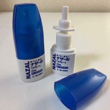 Xịt Ngạt Mũi, Sổ Mũi Nazal 30 ml Nhật Bản