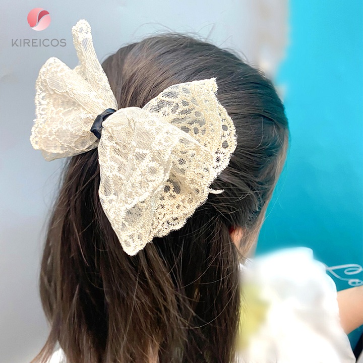 [HCM]Kẹp Nơ Ren Tiểu Thư Cao Cấp Hot Trend Hàn Quốc
