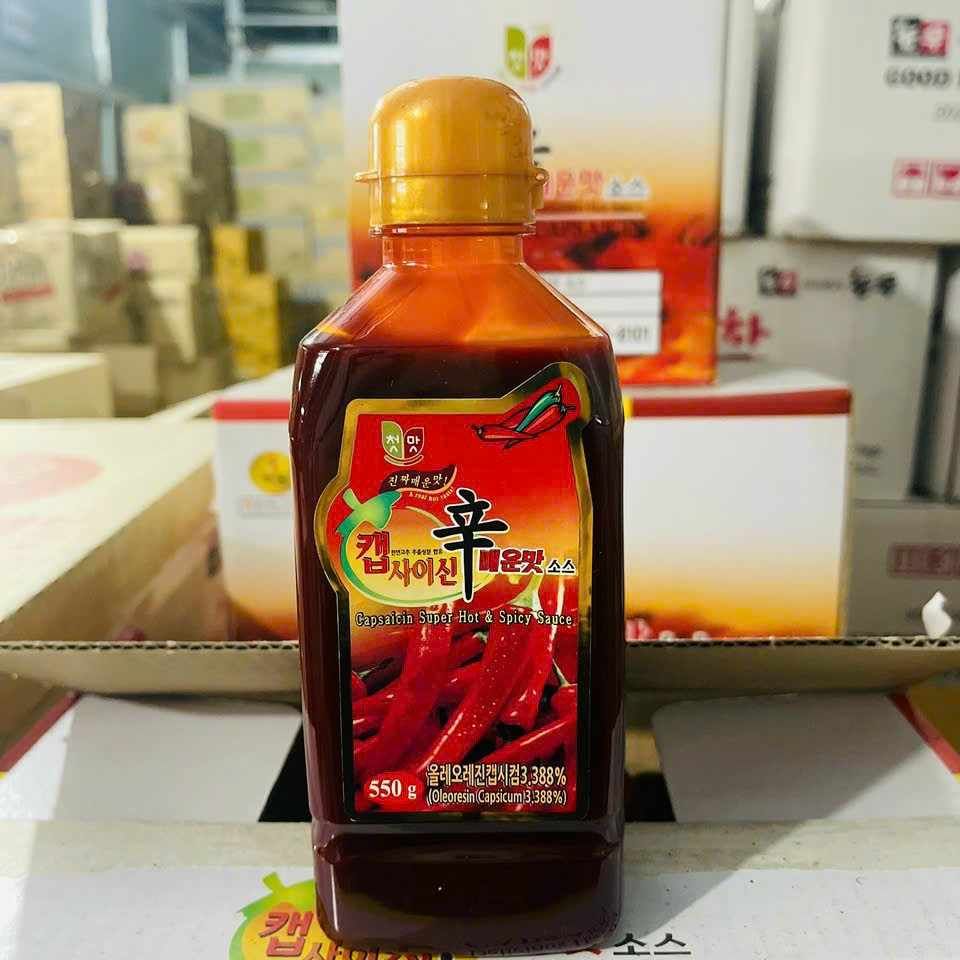 TINH DẦU ỚT HÀN QUỐC SIÊU CAY 550G