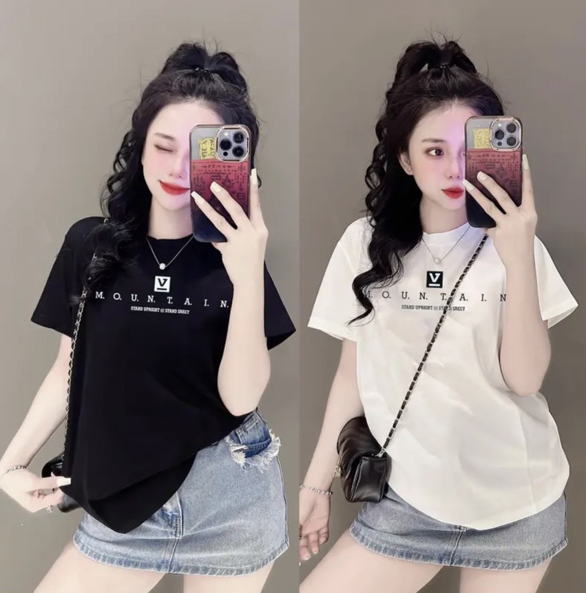 Áo thun cotton Thái dáng vừa ( mã THÁI V phom vừa  )
