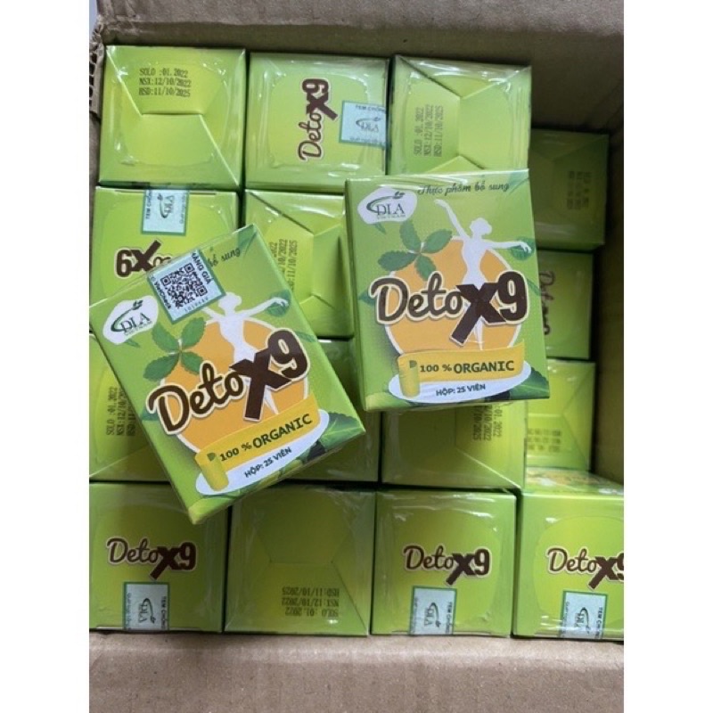Viên Uống Giảm Mỡ Bụng Detox X9 (  )