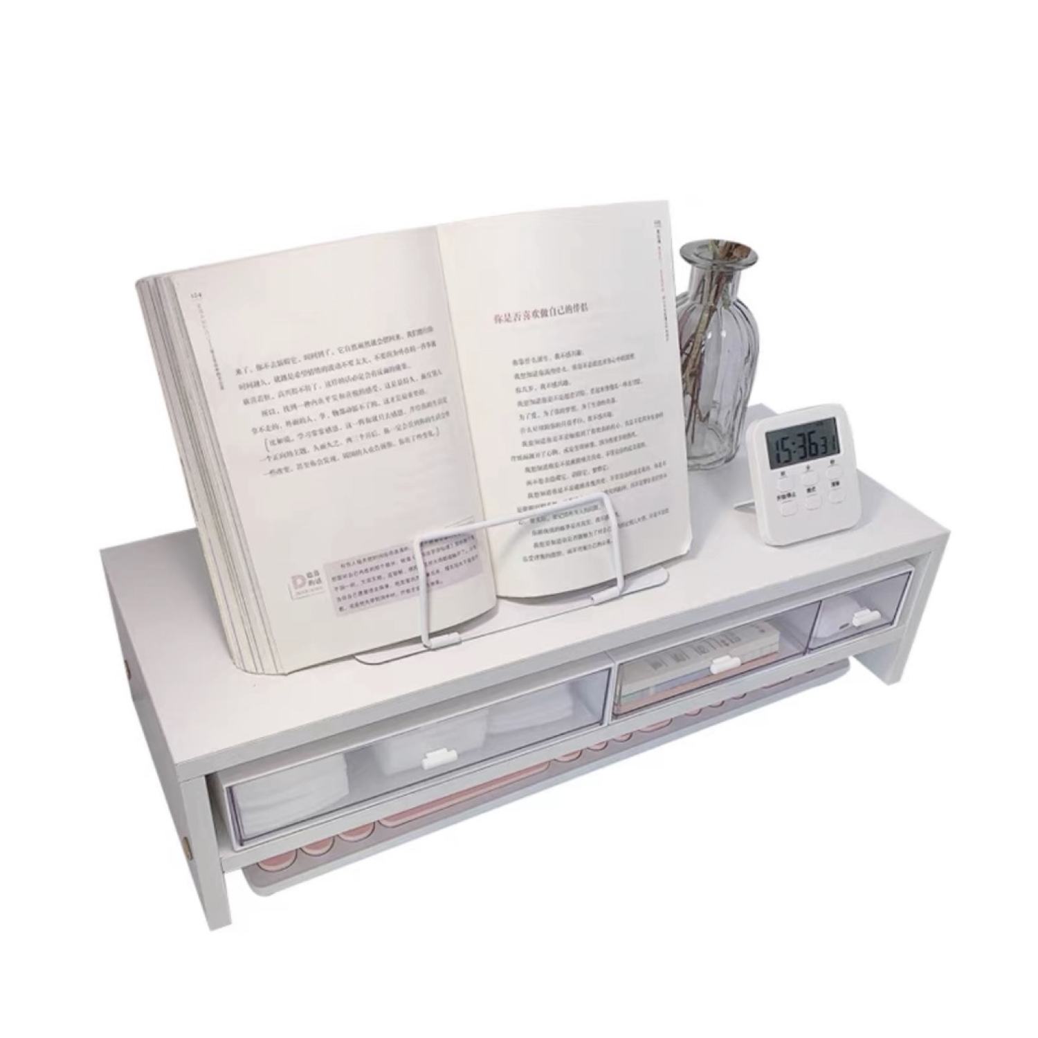 🔥 KỆ ĐỂ SÁCH - KỆ MÁY TÍNH - DECOR 🖥⌨ LẮP ɡhéP - 2 TẦNG ✨