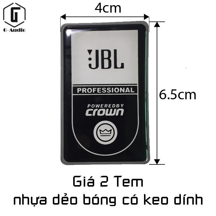 Tem Dán Loa JBL CROWN