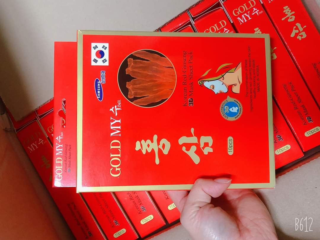 [Combo 10] MẶT NẠ HỒNG SÂM MY GOLD