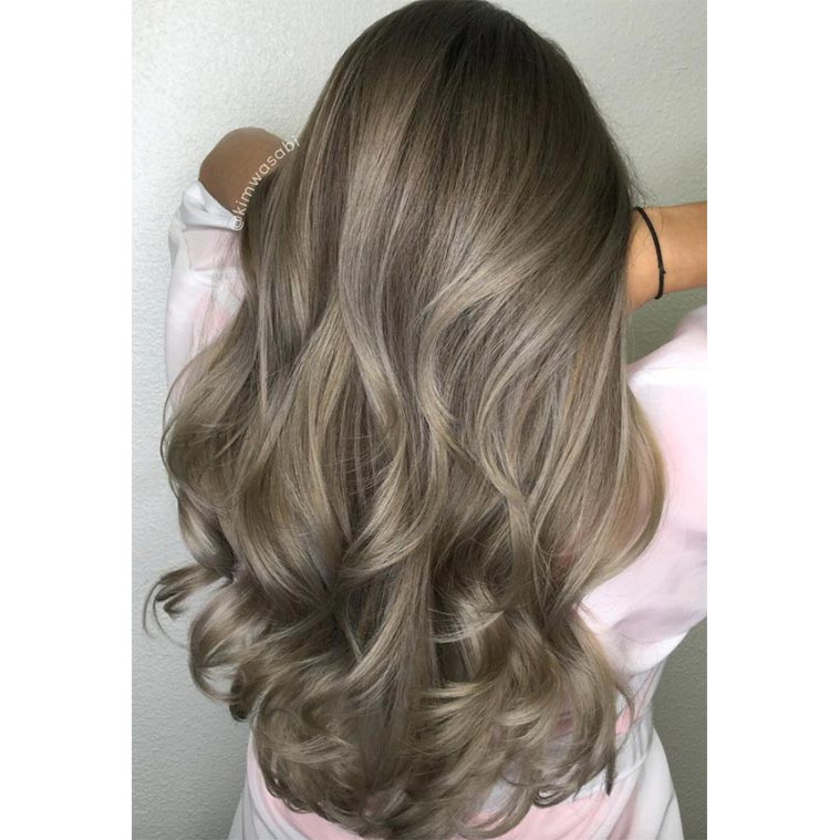 Kem Nhuộm Tóc Tại Nhà Màu Xám Khói 8.11 Light Ash Blonde Hair Color Cream