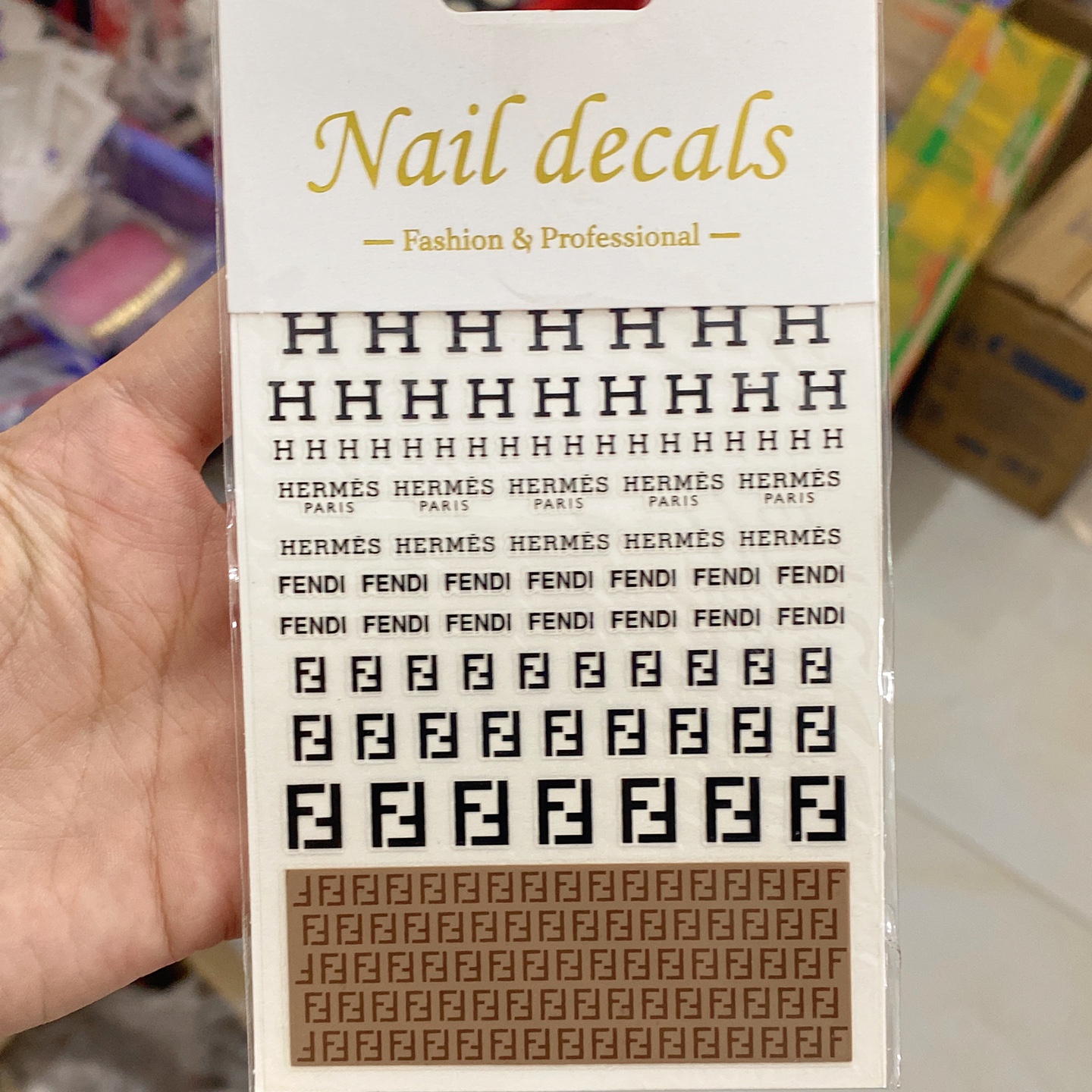 Sticker Dán Móng Tay Nail 1