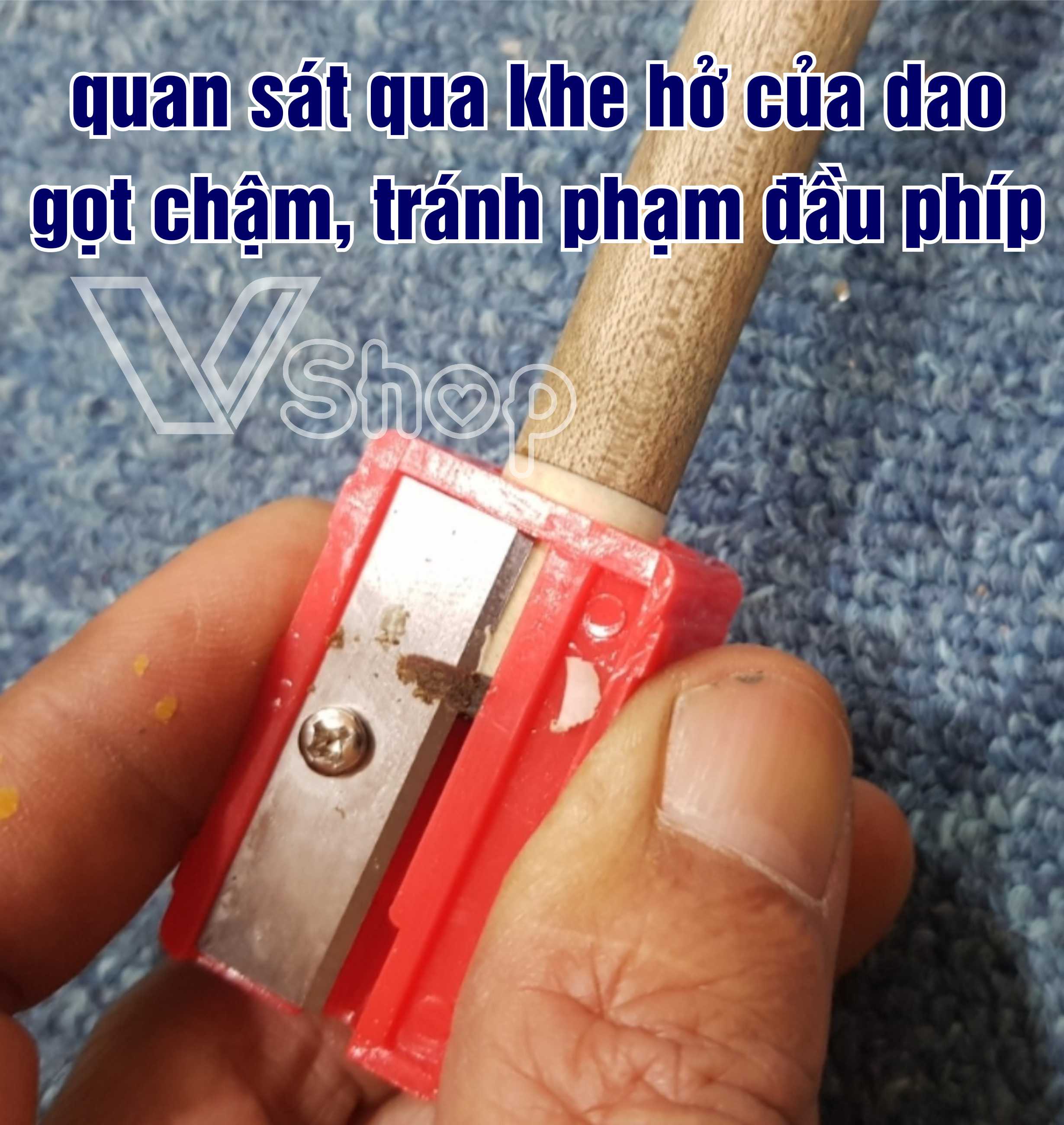 Dụng cụ gọt, cắt, sửa đầu cơ bida