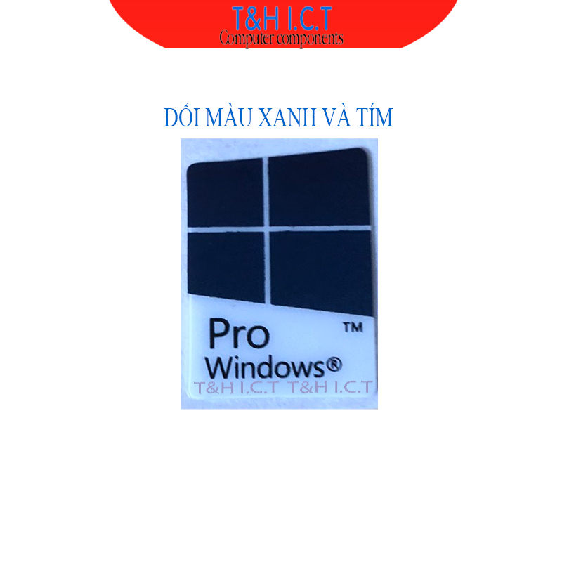 1 tem logo Windows 7, Windows 10, Windows 10 Pro, Windows 11, tem Win 7, Win 10, Win 11