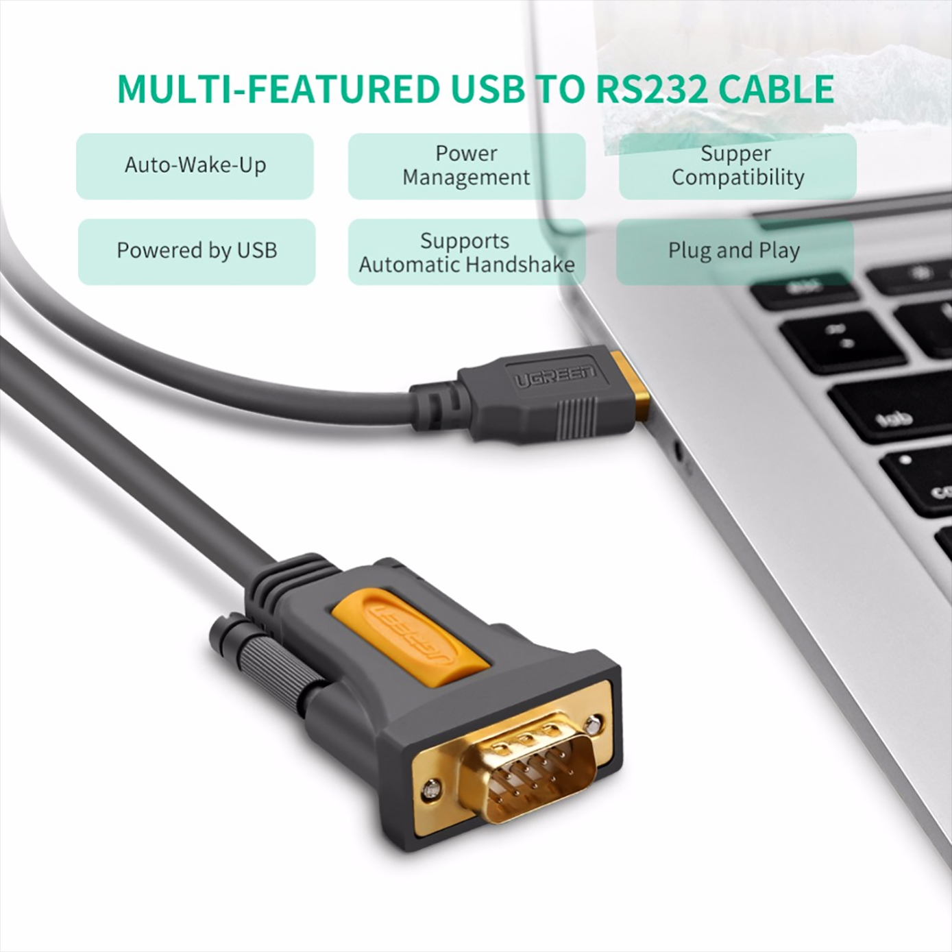 [HCM]Cáp USB to Com ( RS232 )Chính Hãng Ugreen CR107 Cao Cấp