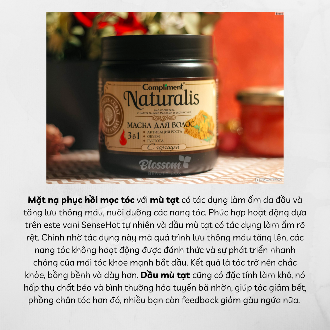 [Blossom] Ủ TÓC COMPLIMENT 500ML