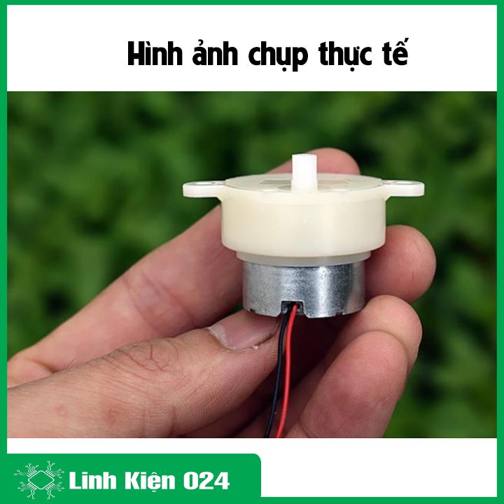 Động cơ giảm tốc JS30 6-12VDC 8-16.5 Vòng/phút