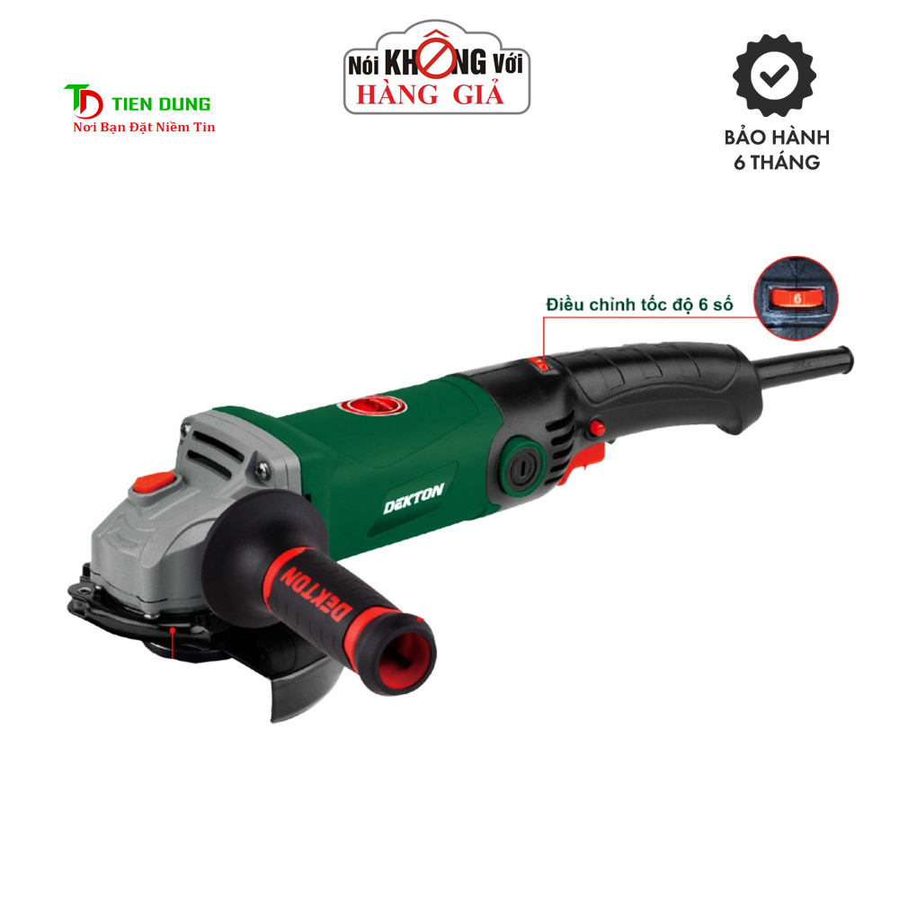 Máy mài cầm tay đuôi dài 100mm dekton dk-ag950s có chỉnh 6 tốc độ