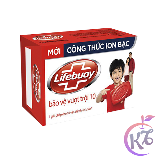 [FreeShipMAX] Combo 6 xà bông cục Lifebuoy 90g diệt khuẩn bảo vệ vượt trội 10 (Đỏ) - xà phòng thanh