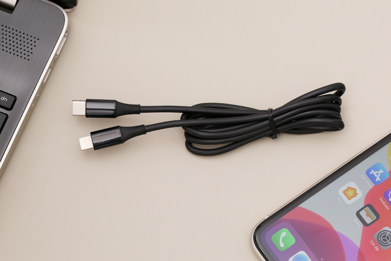 Cáp Type C - Lightning 1m Xmobile CL-PD01-1000 Đen ( Like New )