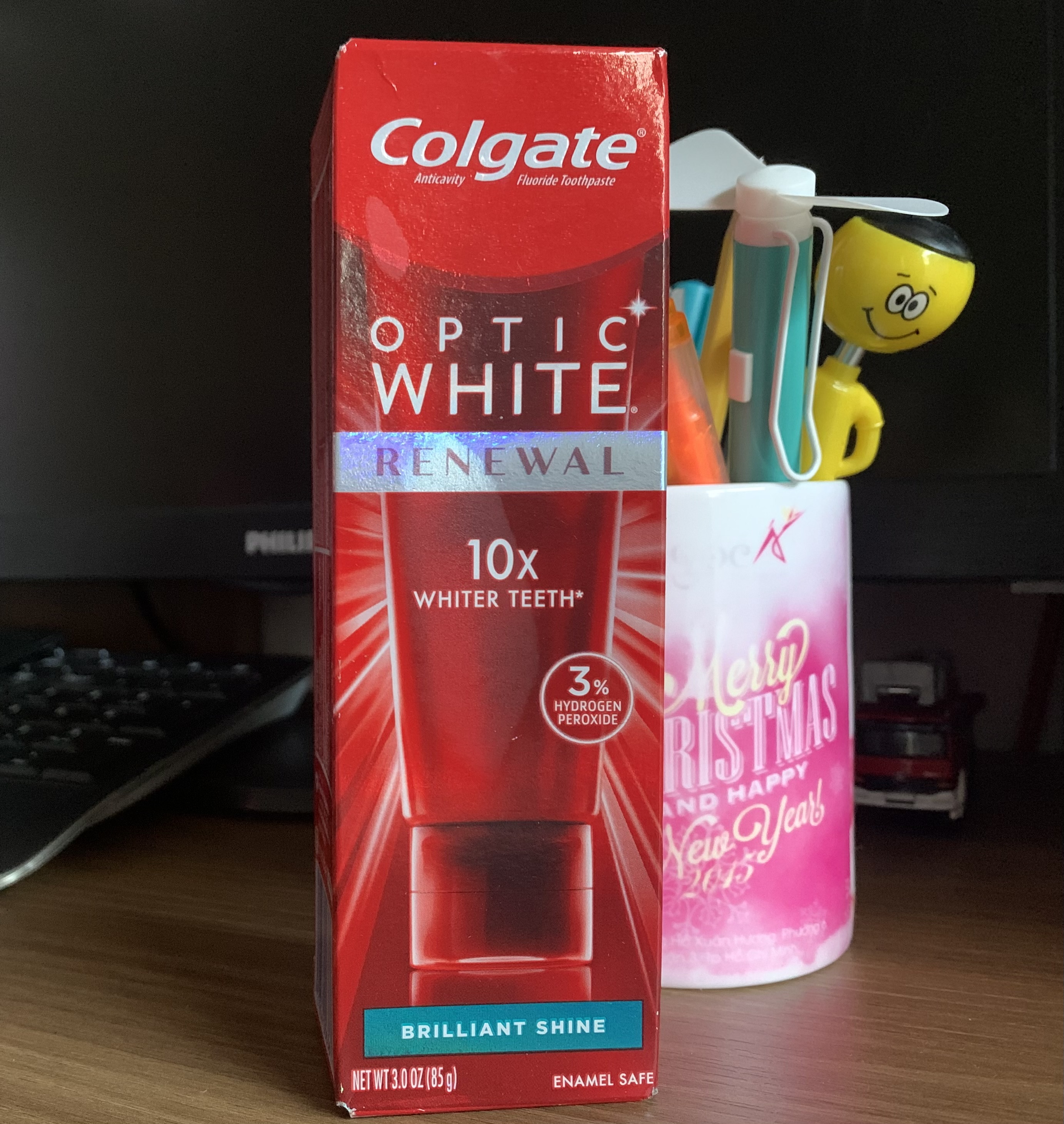 Kem đánh răng #Colgate Optic White Renewal của Mỹ