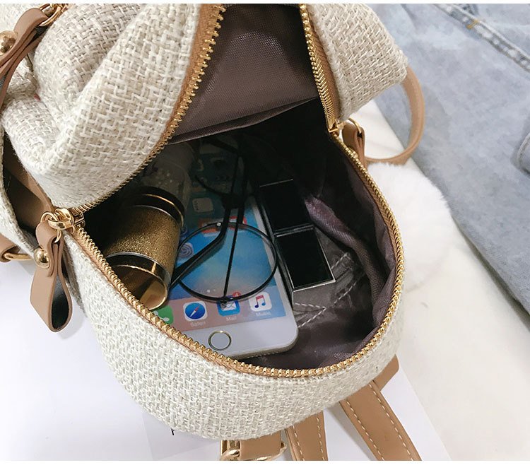 Balo mini cao cấp chất canvas xịn (Dây đeo được 2 kiểu balo hoặc đeo chéo)