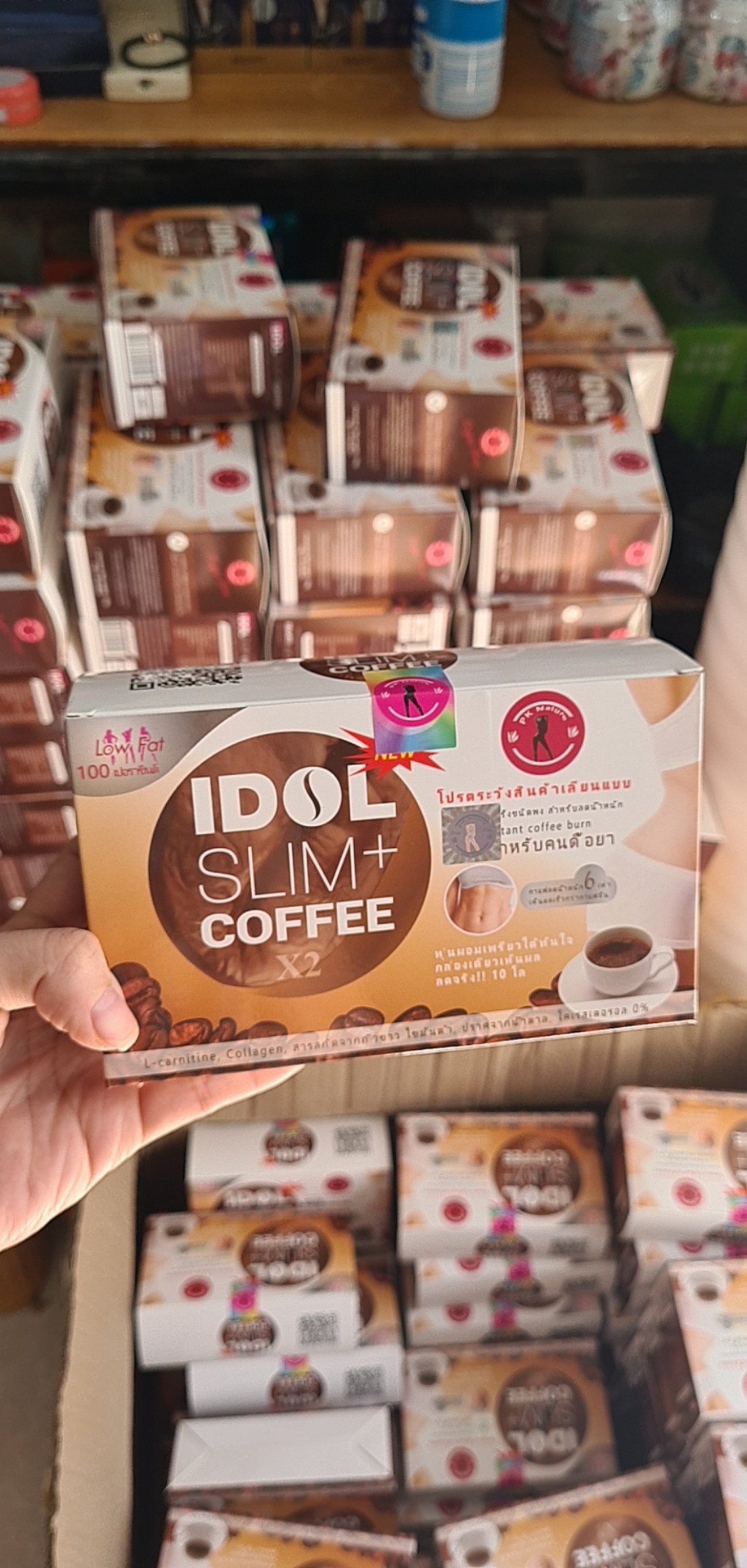Cafe IDOL SLIM+ Coffee Giảm cân  Hộp 10 gói - CHÍNH HÃNG 100%