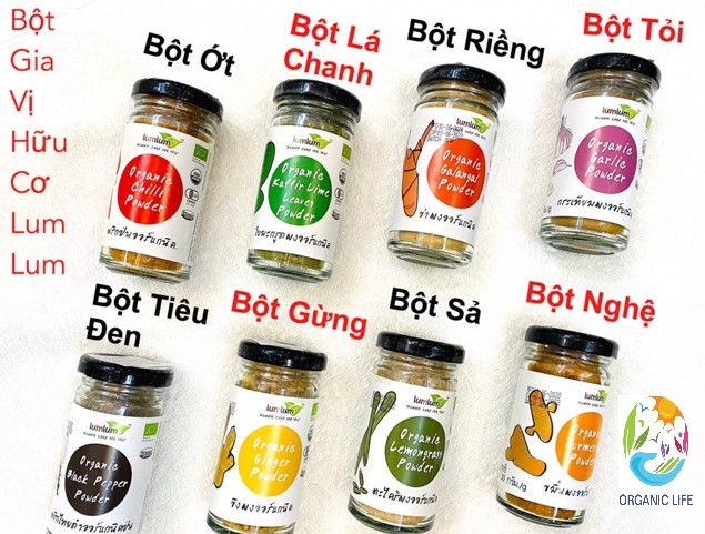 Bột gia vị hữu cơ Lumlum