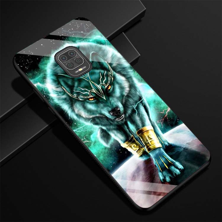 Ốp Xiaomi Redmi Note 9, Note 9s, Note 9 Pro Lưng kính cường lực Sáng Bóng