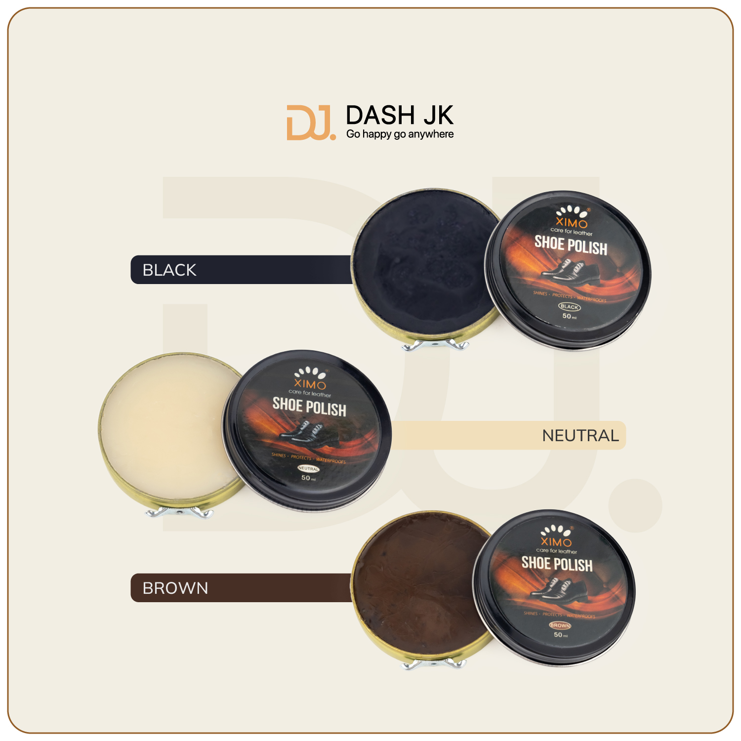 Xi Đánh Giày Sáp XIMO Shoe Polish XI08