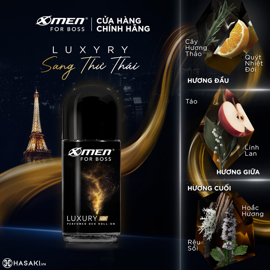 Lăn Khử Mùi XMen For Boss Luxury 50ml