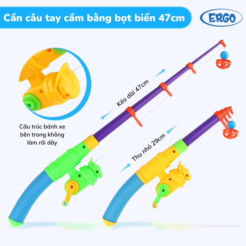 Cần câu cá nhựa nam châm cho bé