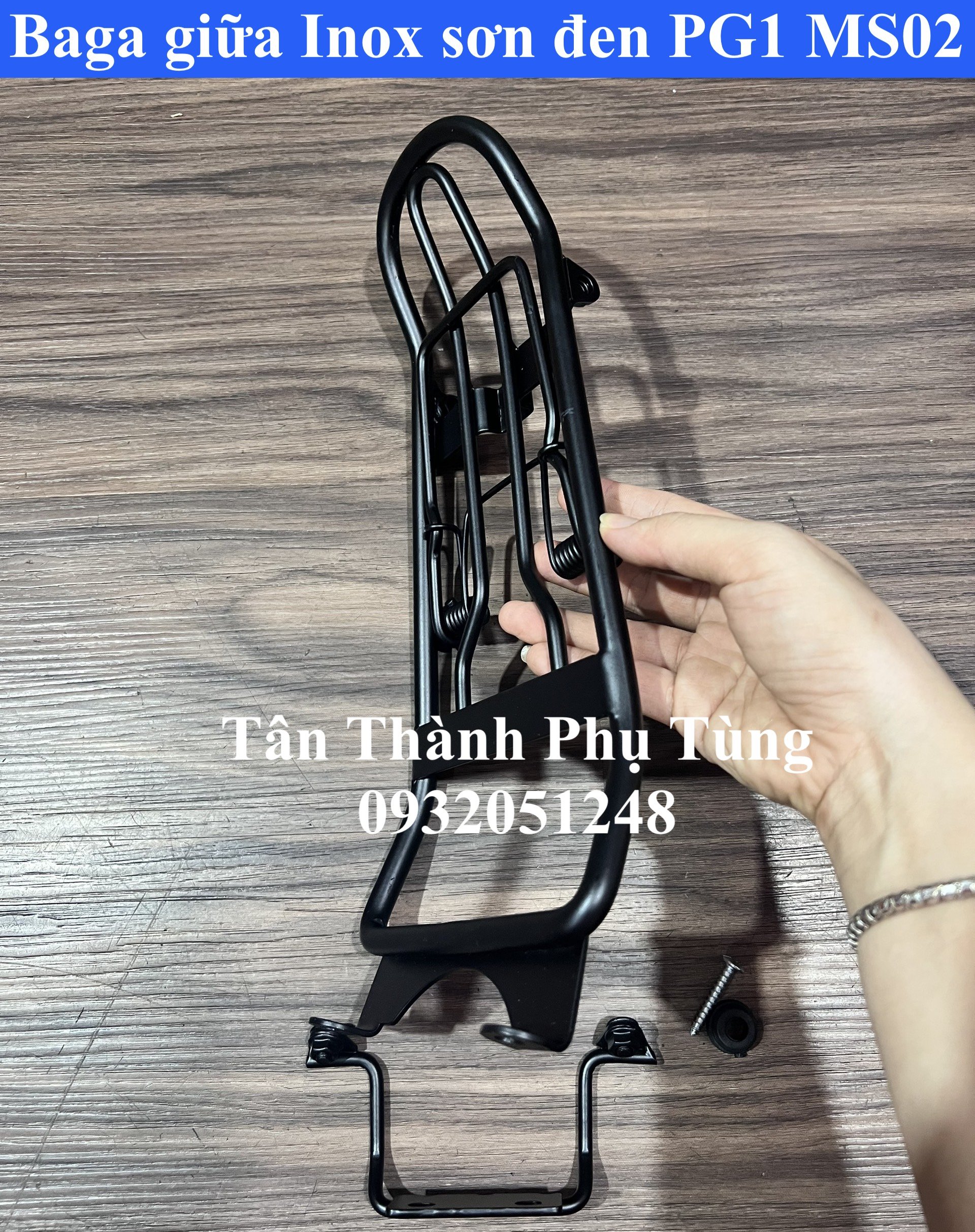 Baga giữa PG1,PG-1 10li kèm ốc và cao su