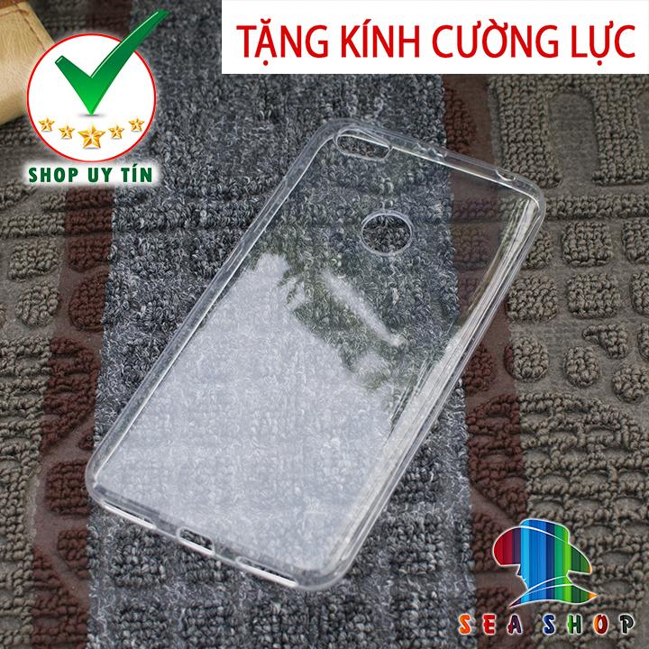 [TẶNG CƯỜNG LỰC]Ốp lưng Xiaomi Redmi Note 5A Prime silicon trong suốt
