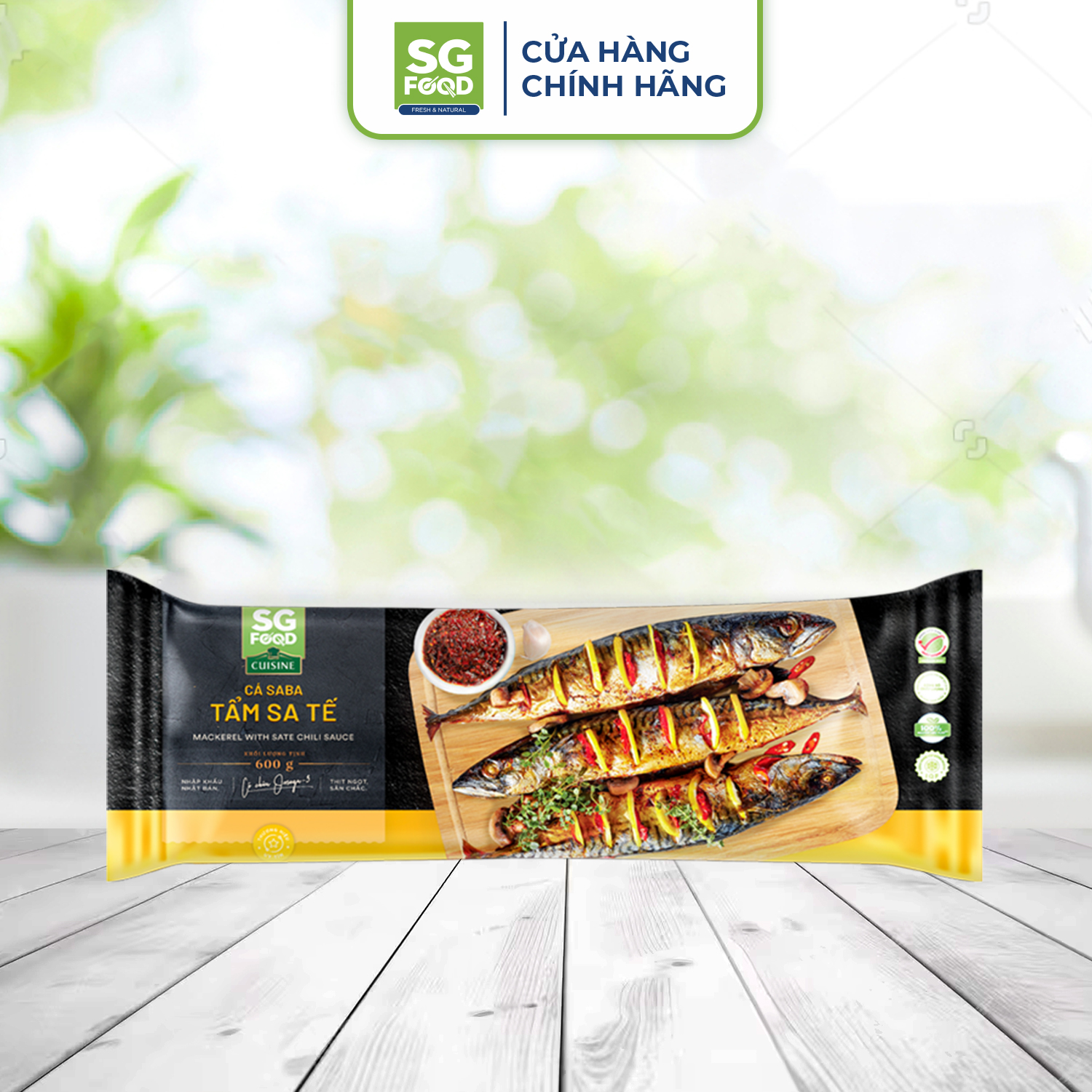 Cá saba SG Food Sa tế 600 - 800g