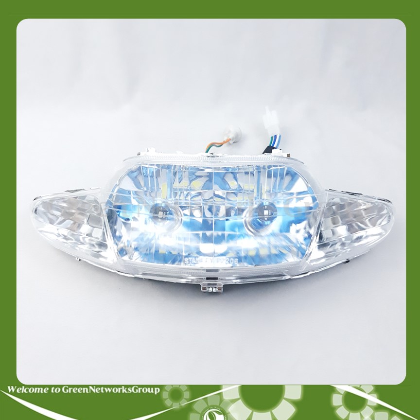 Đầu Đèn Wave 2002 gắn đèn LED H4 Greennetworks