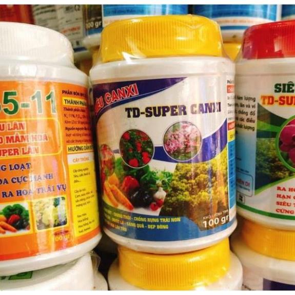 Phân bón vi lượng siêu Canxi Thiên Di super canxi 100gram