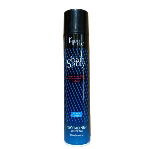 Gôm Sịt Tóc Siêu Cứng KENLOX Xanh 400ml