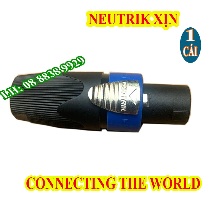 Jack speaker Speakon Neutrik NL4FX sịn shank plug speaker events-price 1 PCs